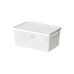cesto organizador paramount linea com tampa 27x19x12cm 1988 (mp)