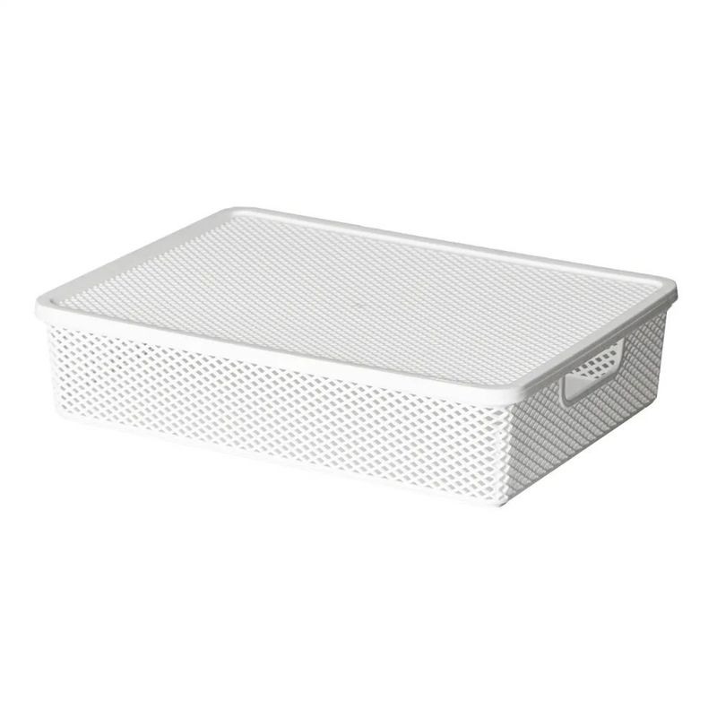 cesto organizador paramount linea com tampa 37x27x8cm 1989 (mp)