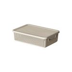 cesto organizador línea paramount com tampa 27x19x7cm 2035 (mp)