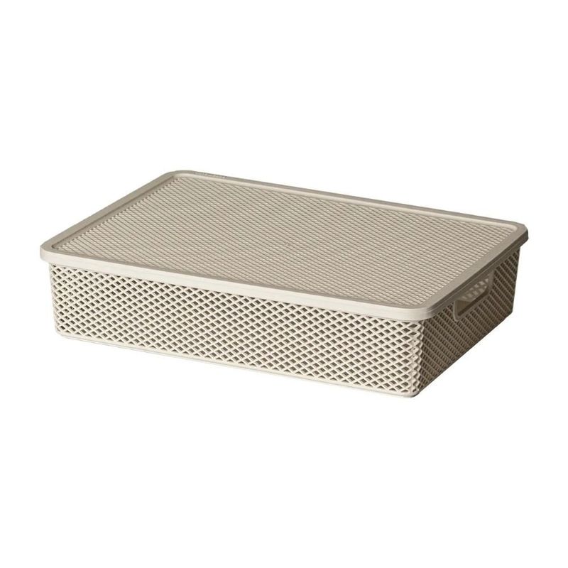 cesto organizador línea paramount com tampa 37x27x8cm 2037 (mp)