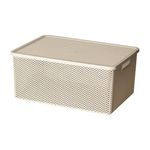 cesto organizador línea paramount com tampa 37x27x16cm 2038 (mp)