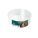 organizador redondo paramount giratório 3 divisórias 26cm 2052 (mp)