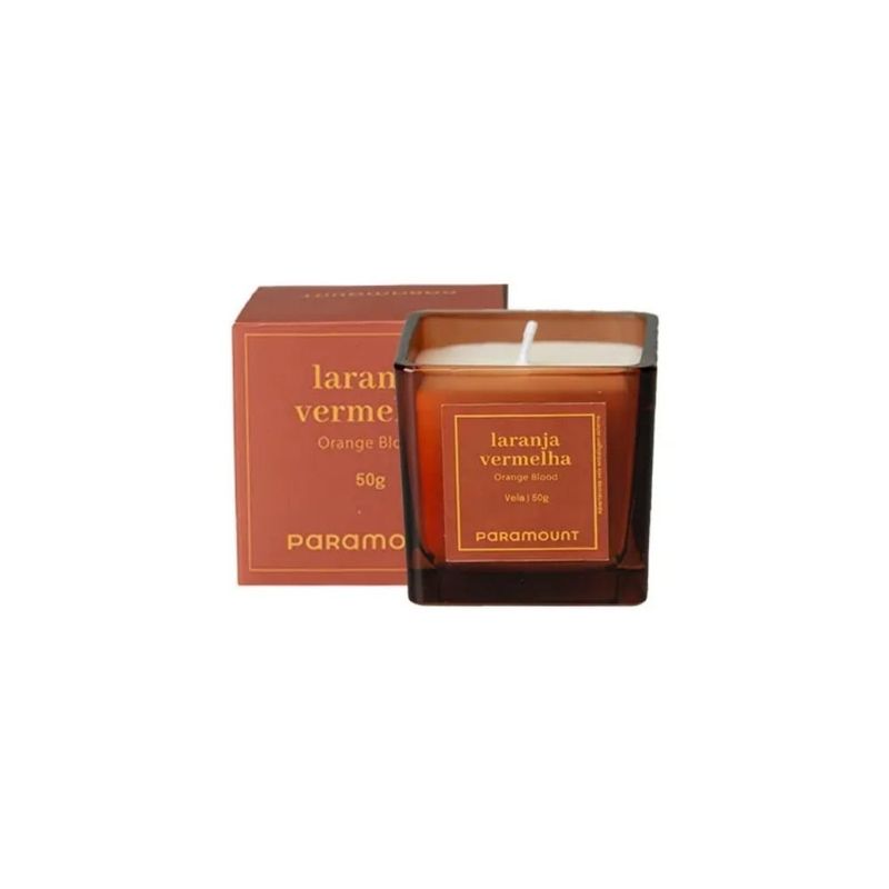 vela aromática paramount laranja vermelha 50g 3496 (mp)