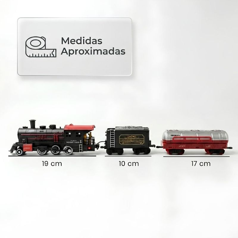 trem elétrico zoop toys real train zp01473 (mp)