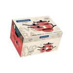 jogo de panelas 5 peças tramontina evora coral (mp)