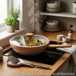wok fracalanza antiaderente fendi mocha 28cm (mp)