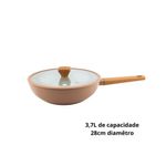wok fracalanza antiaderente fendi mocha 28cm (mp)