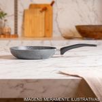 frigideira wok wolff chef indução granito cinza 14cm (mp)