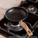 frigideira wok wolff granilite indução preto 16cm (mp)
