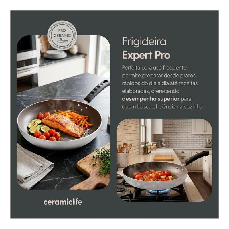 frigideira brinox expert pro inox 32cm (mp)