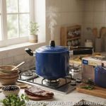panela de pressão brinox chili 4,5l azul (mp)
