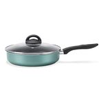 frigideira brinox com tampa chilli turquesa 28cm (mp)