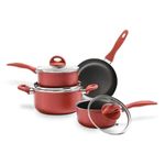 jogo de panelas 4 peças brinox paprika vermelho (mp)