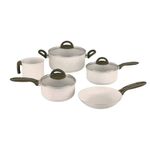 jogo de panelas 5 peças brinox ceramic life suprema vanilla bege (mp)