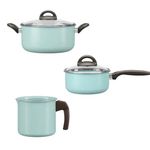 jogo de panelas 5 peças brinox ceramic life suprema verde (mp)