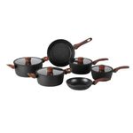 jogo de panelas 6 peças brinox indução ceramic life sirius preto (mp)