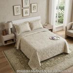 jogo de cama king 3 peças karsten dandara nude 290x260cm (mp)