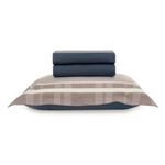 jogo de cama solteiro 3 peças karsten vitor azul 180x250cm (mp)