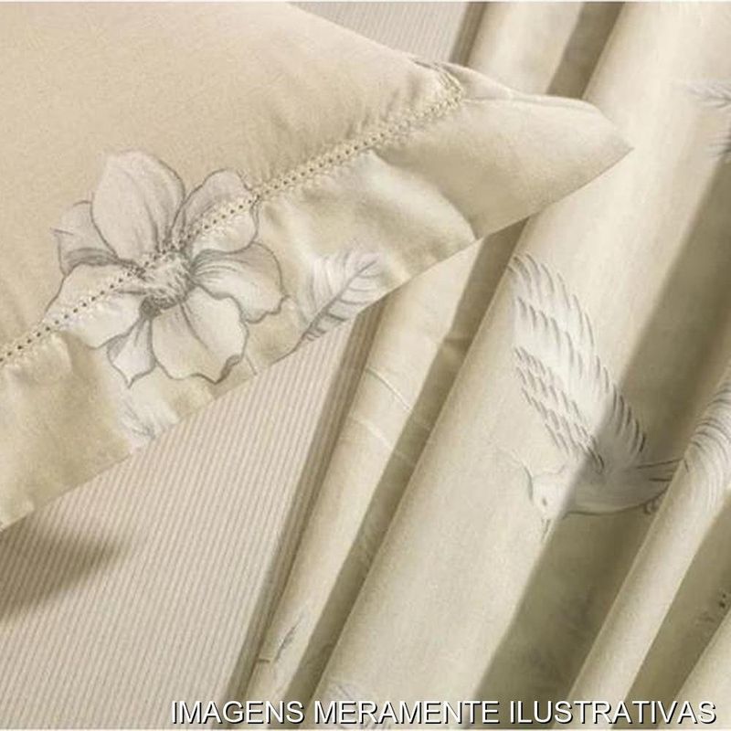 jogo de cama king 4 peças karsten maris bege 290x250cm (mp)