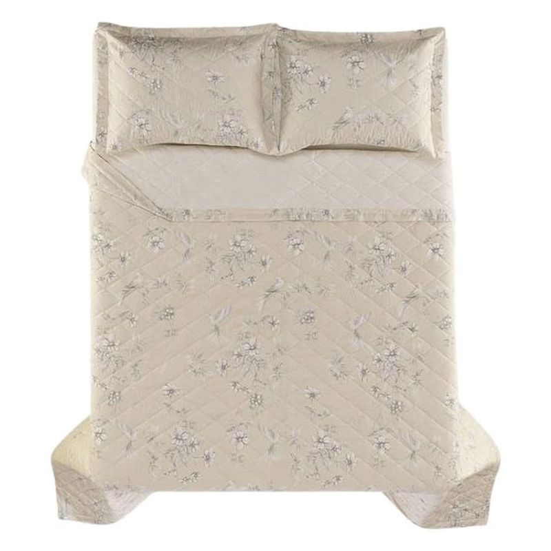 jogo de cama king 3 peças karsten maris bege 290x260cm (mp)