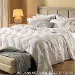 jogo de cama king 3 peças karsten lara branco 290x260cm (mp)