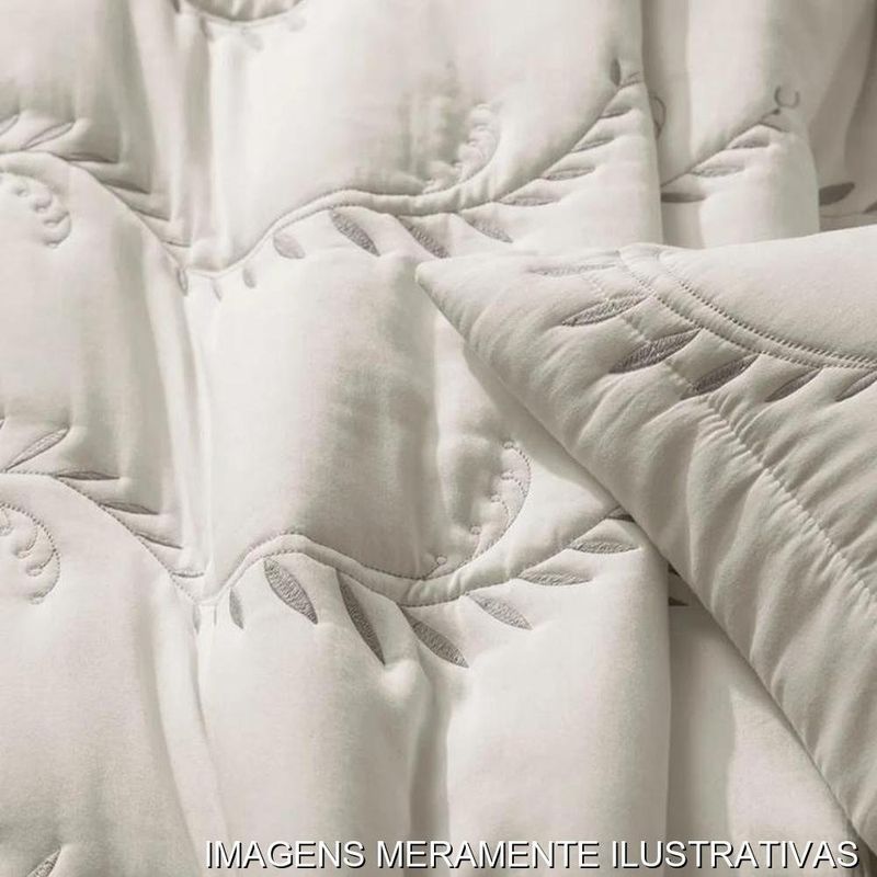 jogo de cama king 3 peças karsten lara branco 290x260cm (mp)