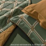jogo de cama king 4 peças karsten bernardo verde 290x260cm (mp)