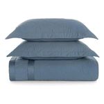 jogo de cama king 3 peças karsten bossa azul 290x260cm (mp)