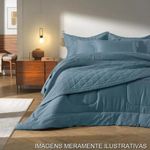 jogo de cama king 3 peças karsten bossa azul 290x260cm (mp)