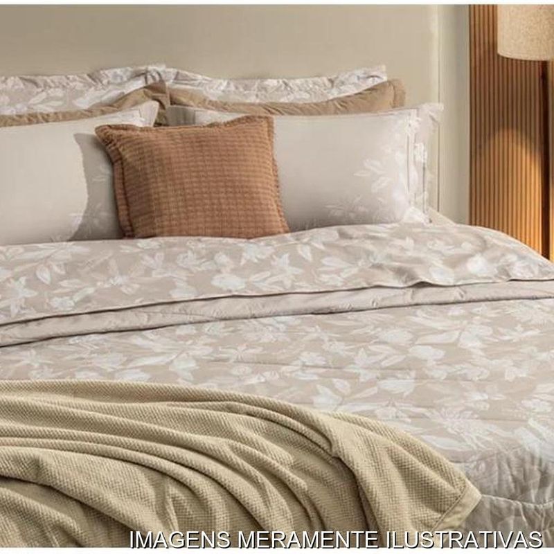 jogo de cama queen karsten amanda coral 240x270cm (mp)