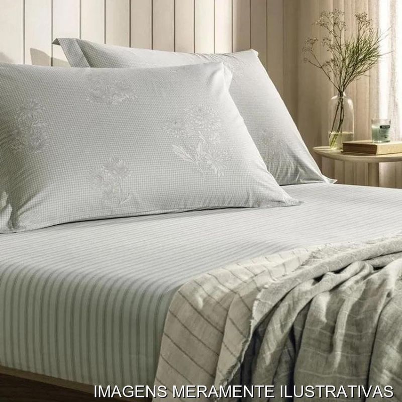 jogo de cama casal 3 peças karsten dalia 138x188x35cm (mp)