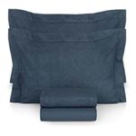 jogo de cama king 4 peças karsten catena azul 290x250cm (mp)
