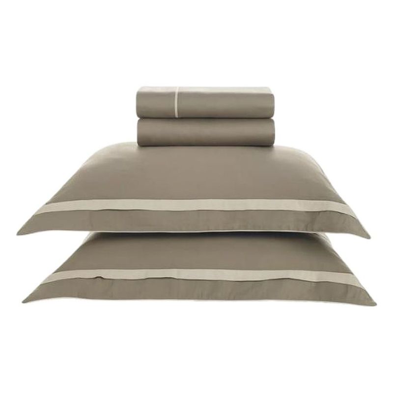 jogo de cama king 4 peças karsten lara bege 290x260cm (mp)