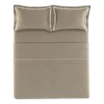 jogo de cama king 4 peças karsten lara bege 290x260cm (mp)