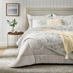 jogo de cama queen 3 peças karsten lucille branco 240x260cm (mp)