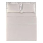 jogo de cama queen 4 peças karsten lara cinza 240x260cm (mp)