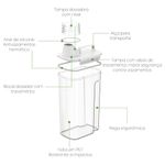 dispenser com medidor coza 1,5l transpararente 10246/3009