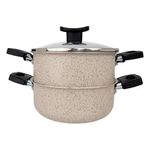 cozi vapor brinox com tampa 16cm 1,4l vanilla 7113/350