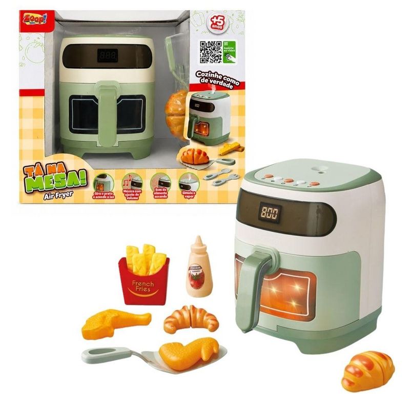 brinquedo air fryer cozinha divertida zoop toys zp01478