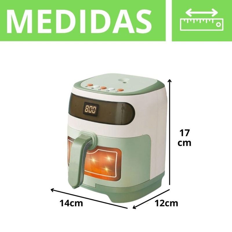 brinquedo air fryer cozinha divertida zoop toys zp01478