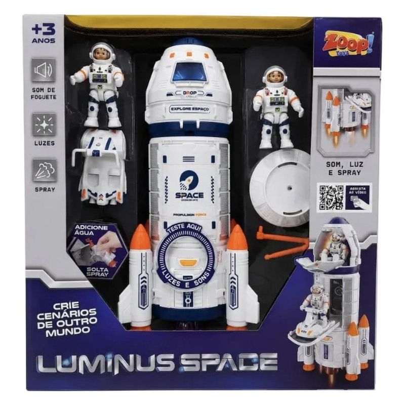 brinquedo foguete estelar space zoop toys zp01443