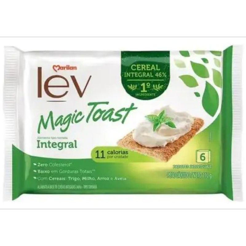 torrada lev magic toast integral 110g