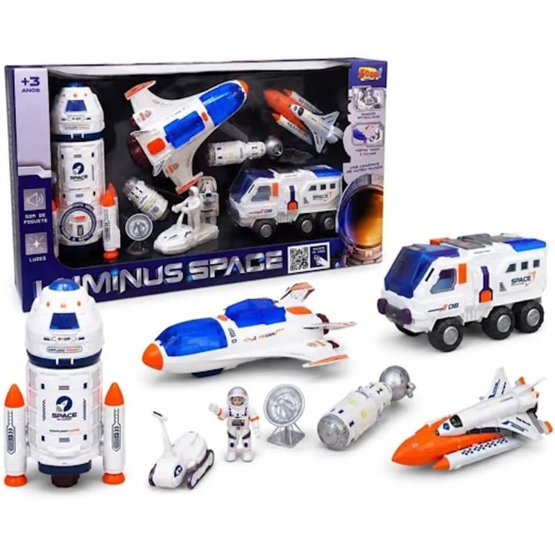 brinquedo conjunto estelar space zoop toys zp01441