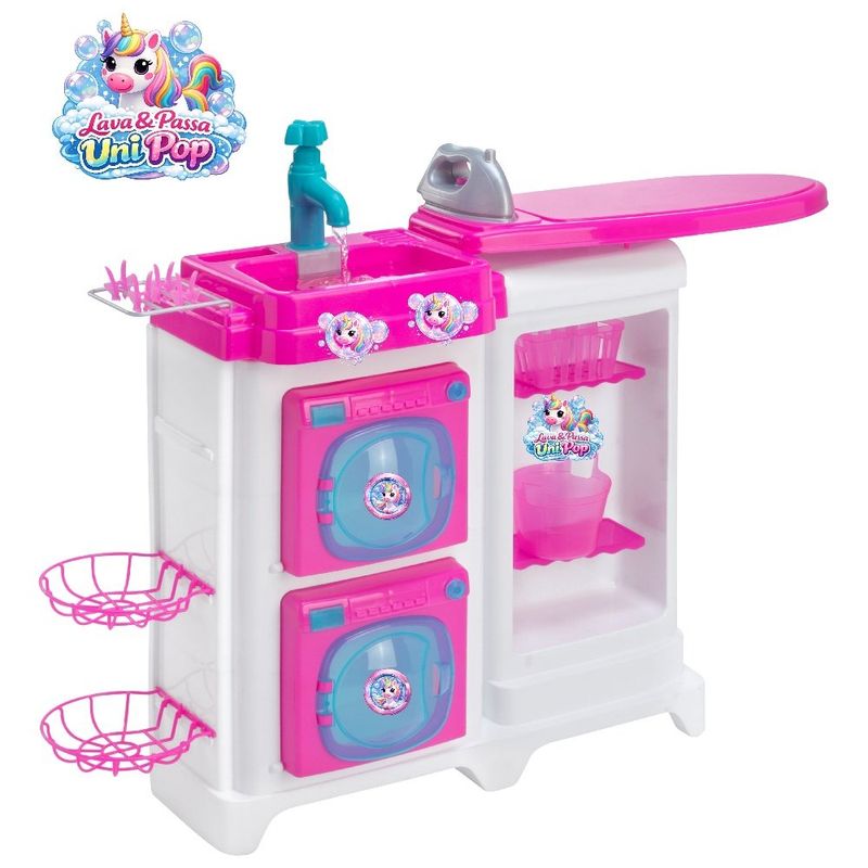 brinquedo lavanderia unicórnio magic toys 8300