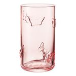 jogo de copo 4 peças hauskraft butterfly rose 460ml
