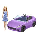 boneca barbie carro conversível roxo hby29