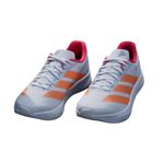 tênis corrida masculino n°41 adidas duramo rc2 off-white e laranja (mp)