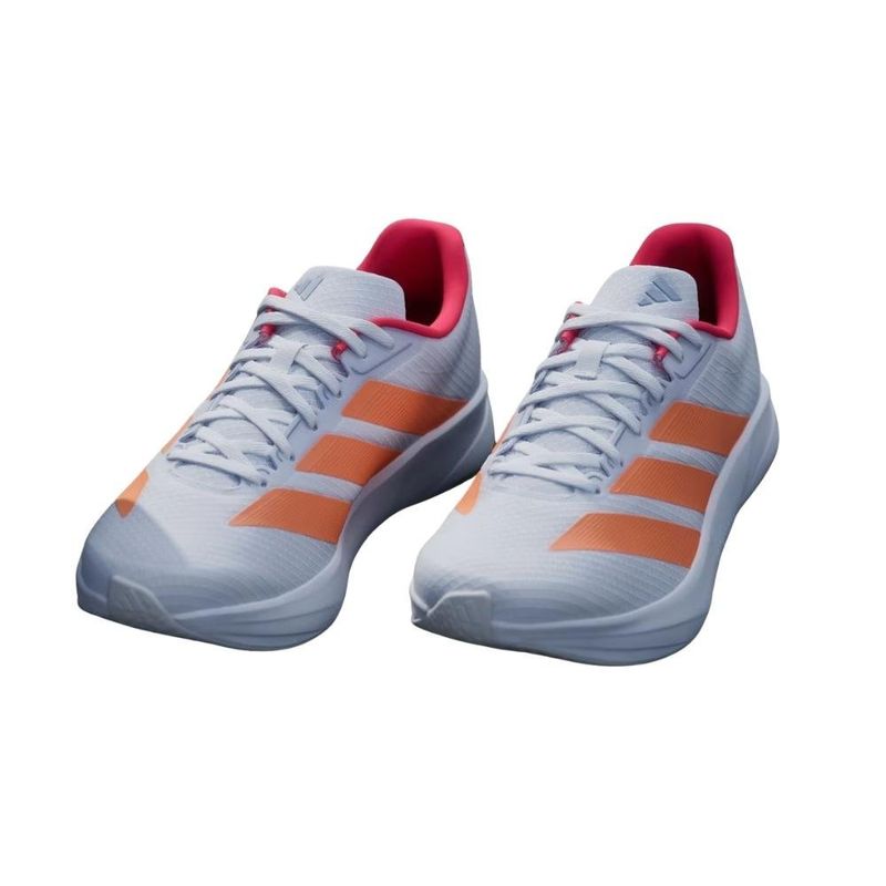 tênis corrida masculino n°41 adidas duramo rc2 off-white e laranja (mp)