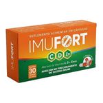 suplemento alimentar imufort 550mg 30 cápsulas domina farma