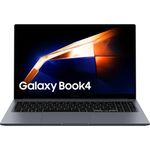 notebook samsung galaxy book4 tela 15.6" full hd led intel core 5-120u 8gb 512gb ssd iris xe 15.6 full hd led